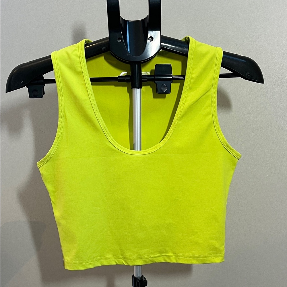 ZYIA Bright Yellow Women's Tank Top - Size Medium
